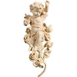 Berglandputto left with roses