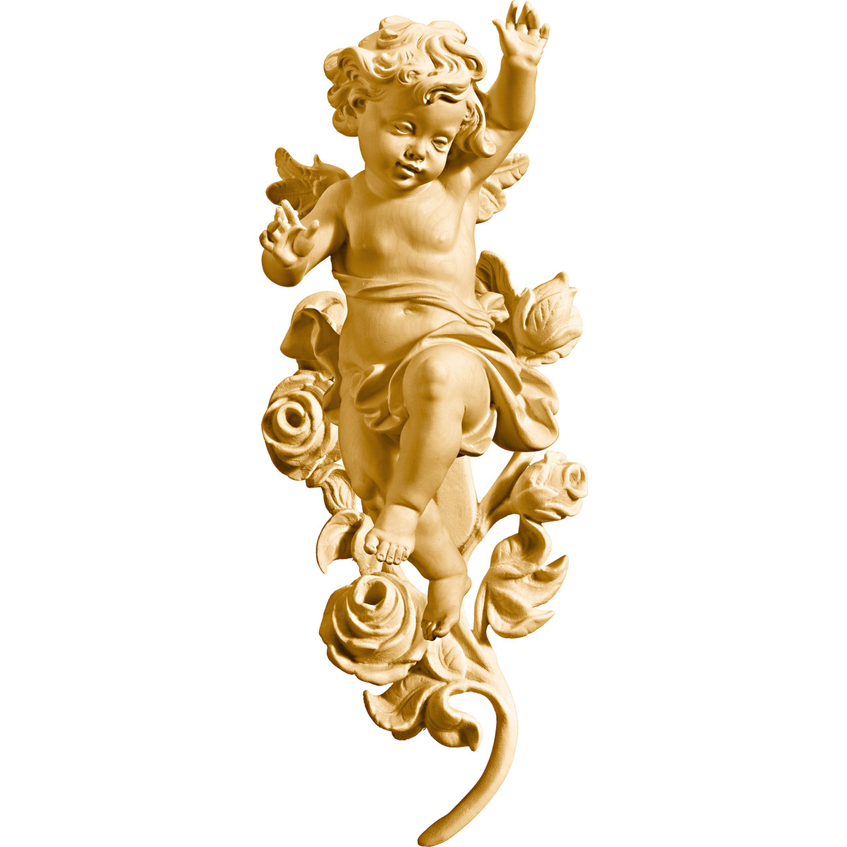 Berglandputto left with roses