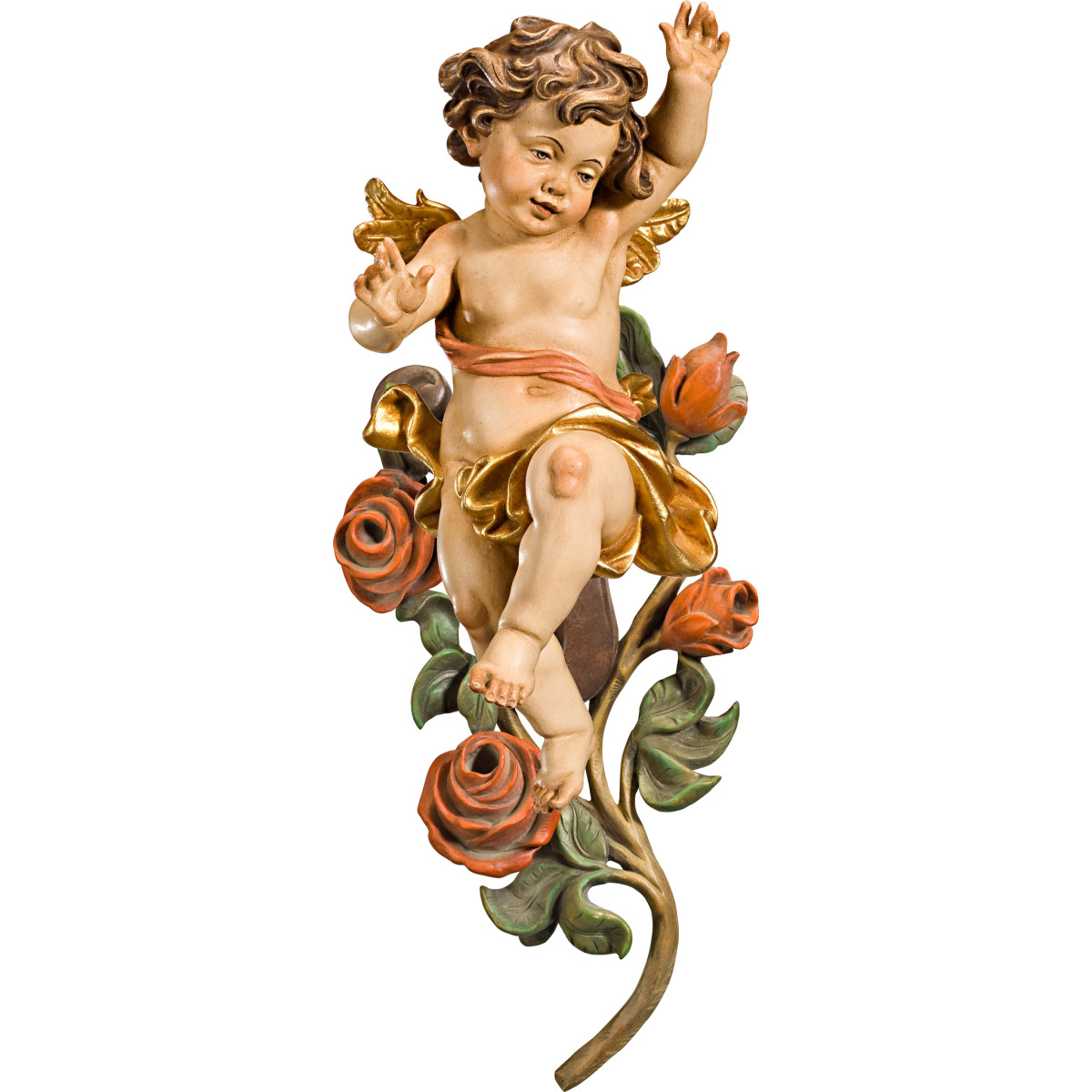 Berglandputto left with roses