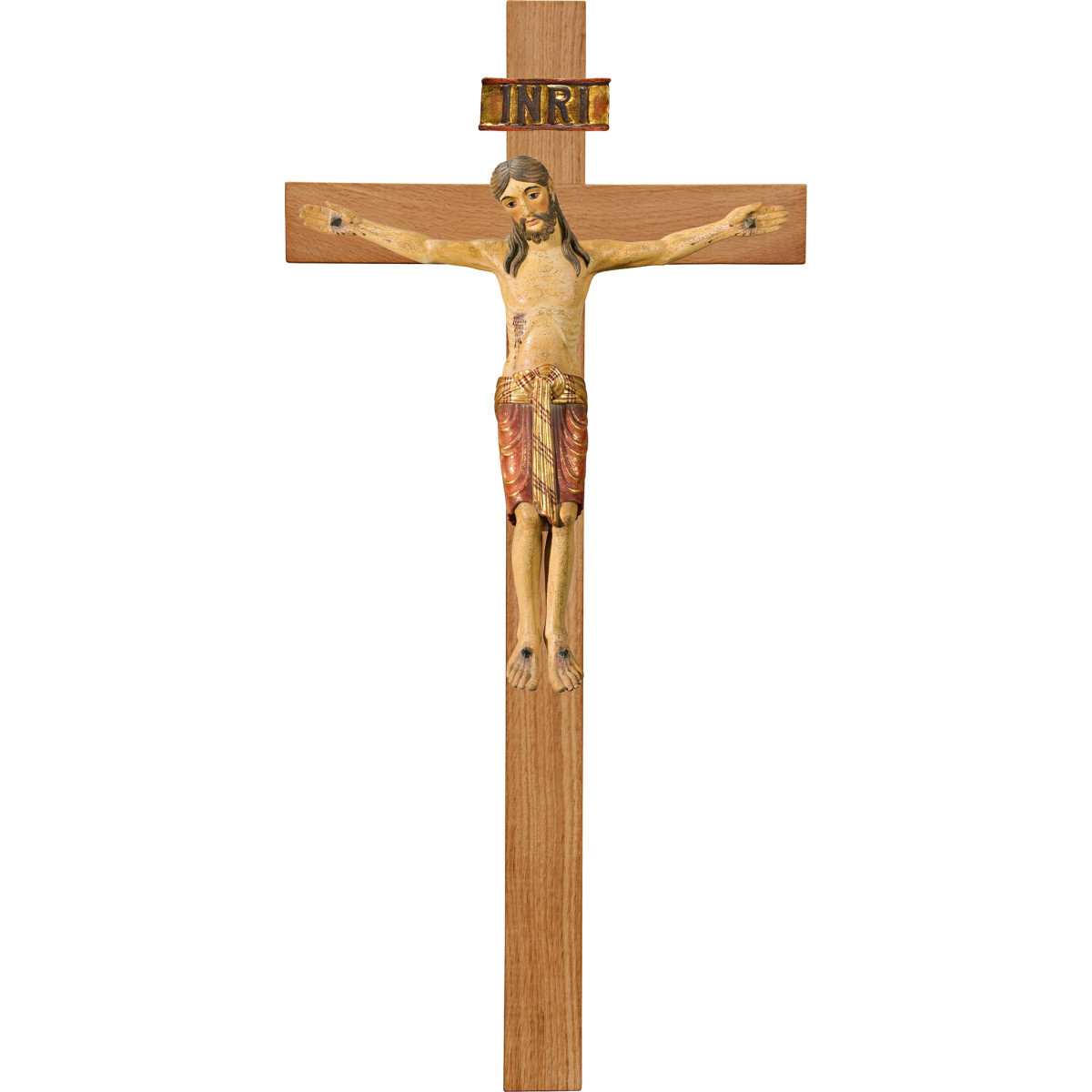 Corpus Romanic on oak cross simple wide