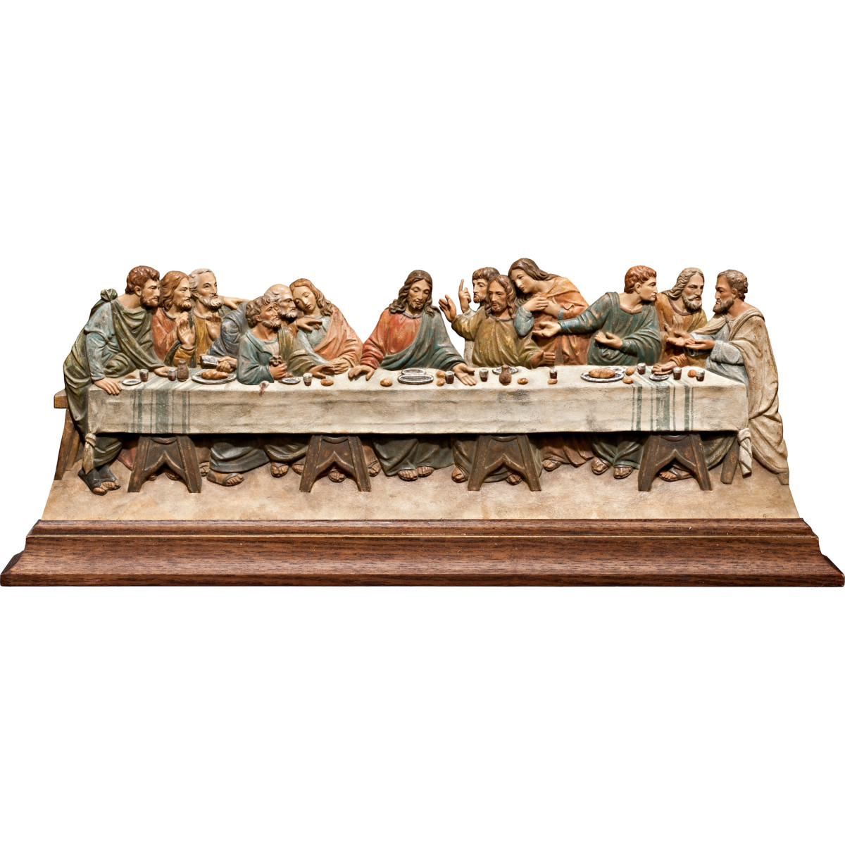 Santa Cena relieve de apoyo