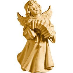Symphony Angel with Accordion Wood Carving | Bergland