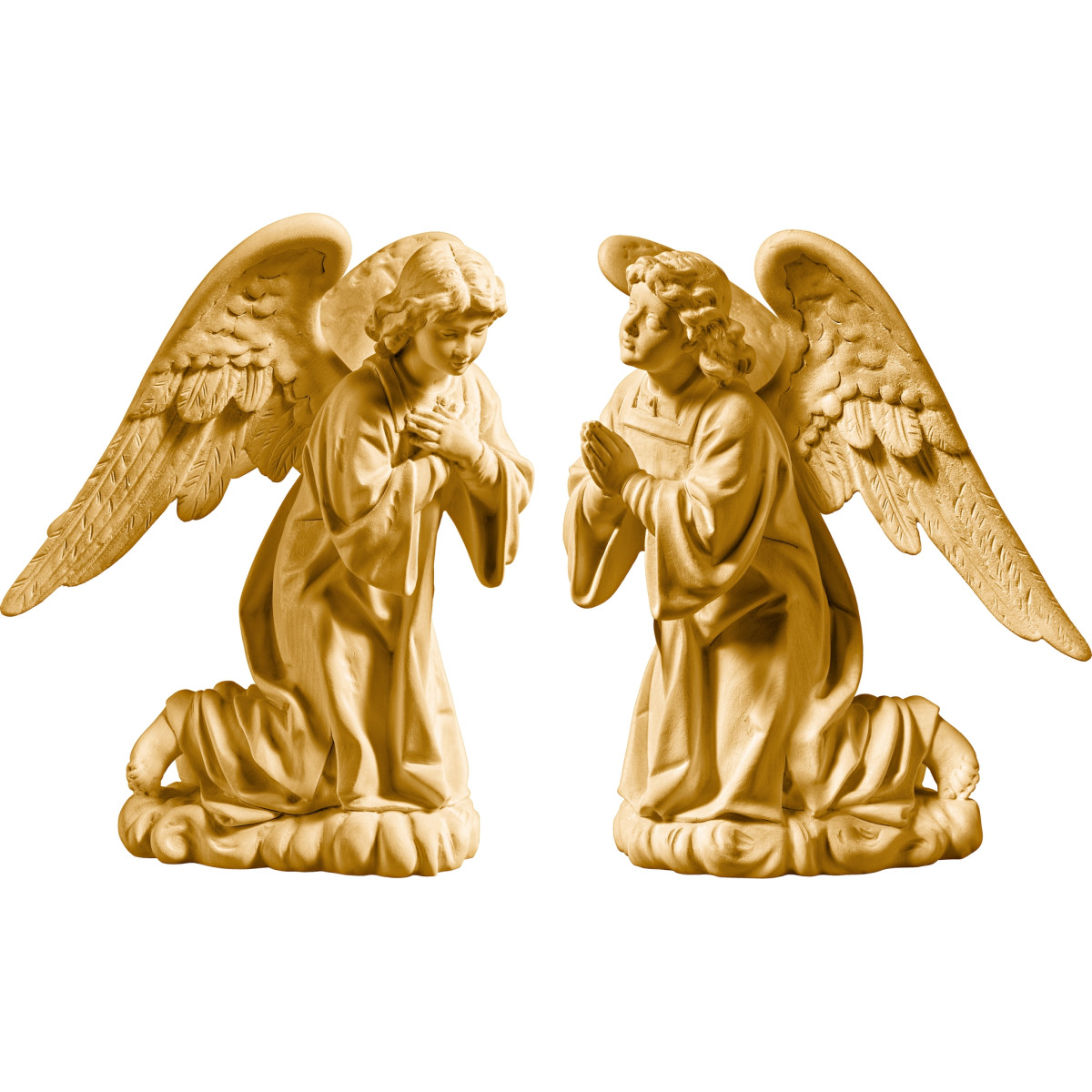 Angelpair kneeling