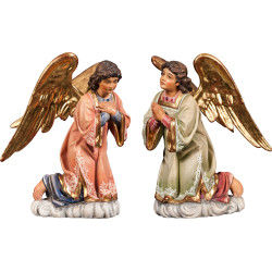 Pareja de ángeles arrodillados