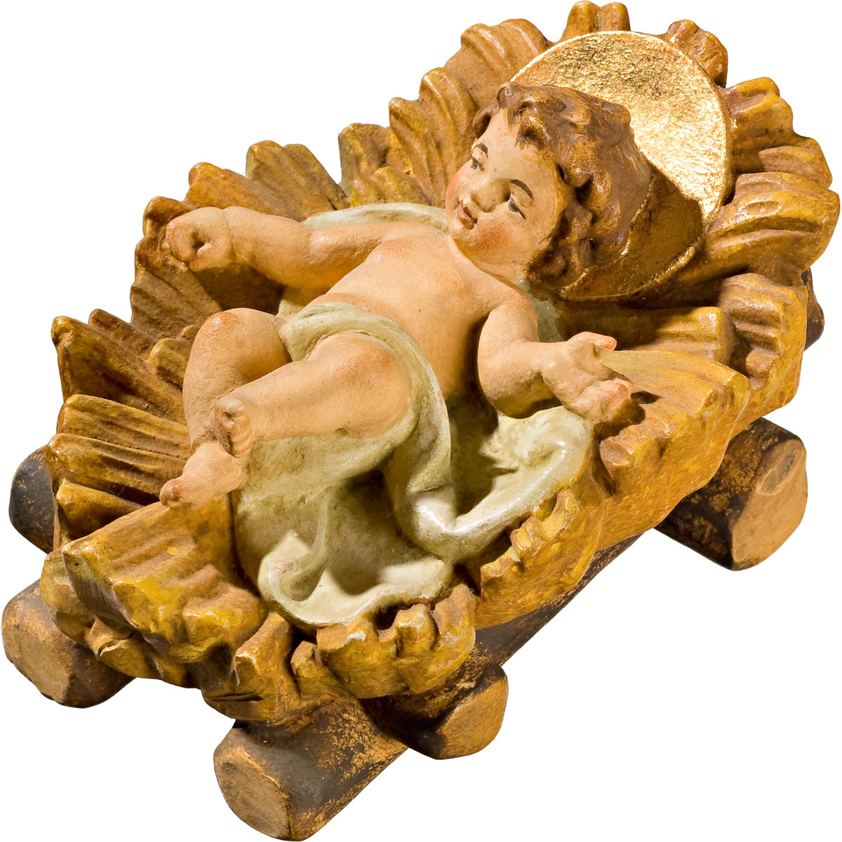 Niño Jesús fijo en cuna
