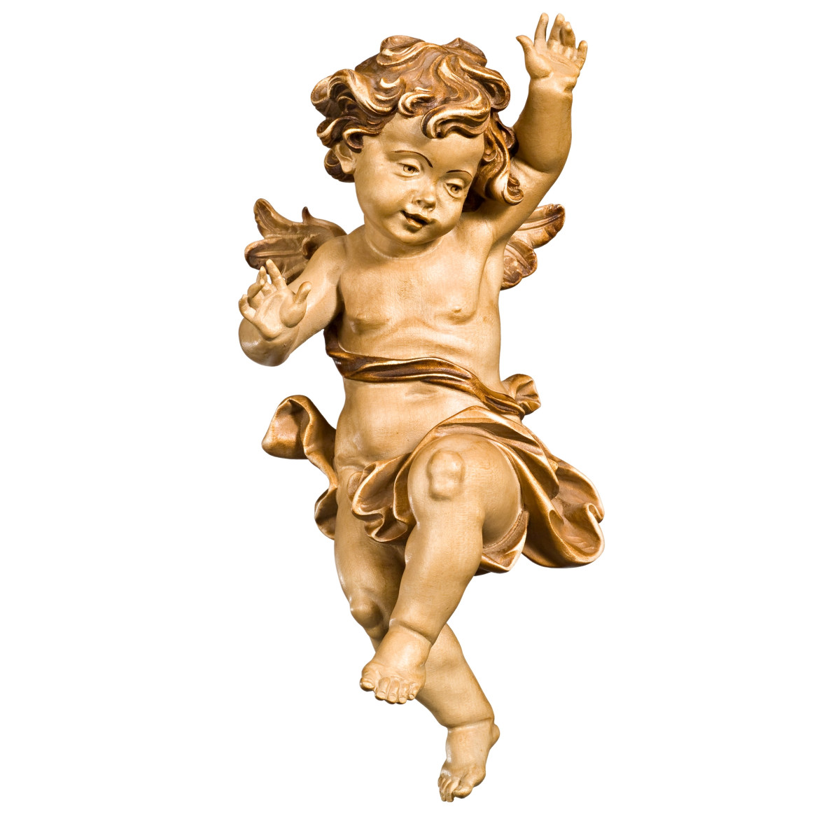 Left Berglandputto Wood Carving | Bergland