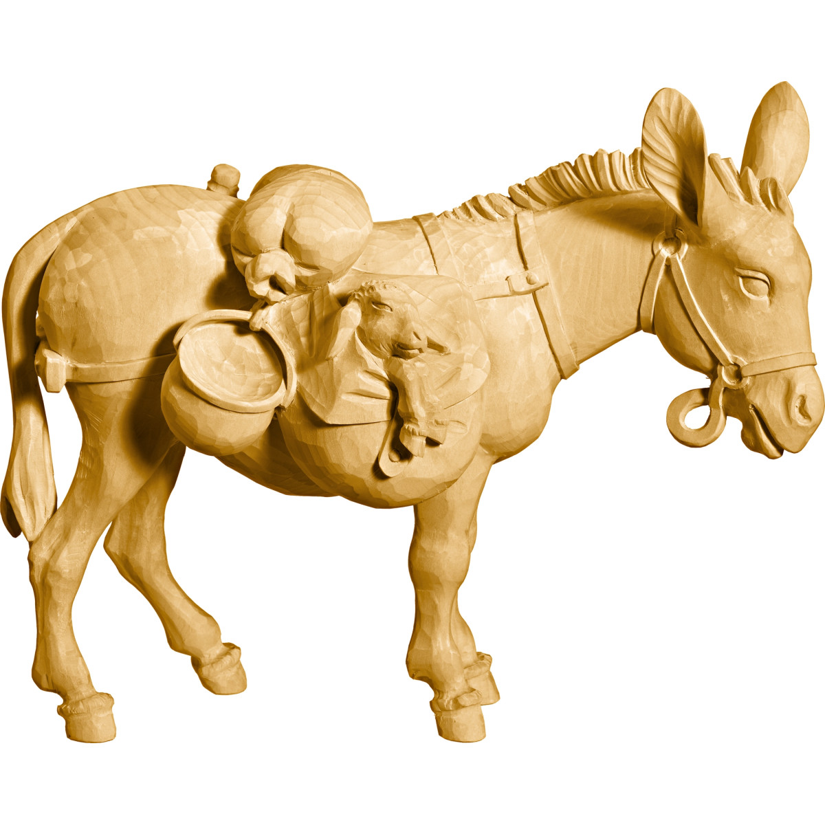 Burro con equipaje