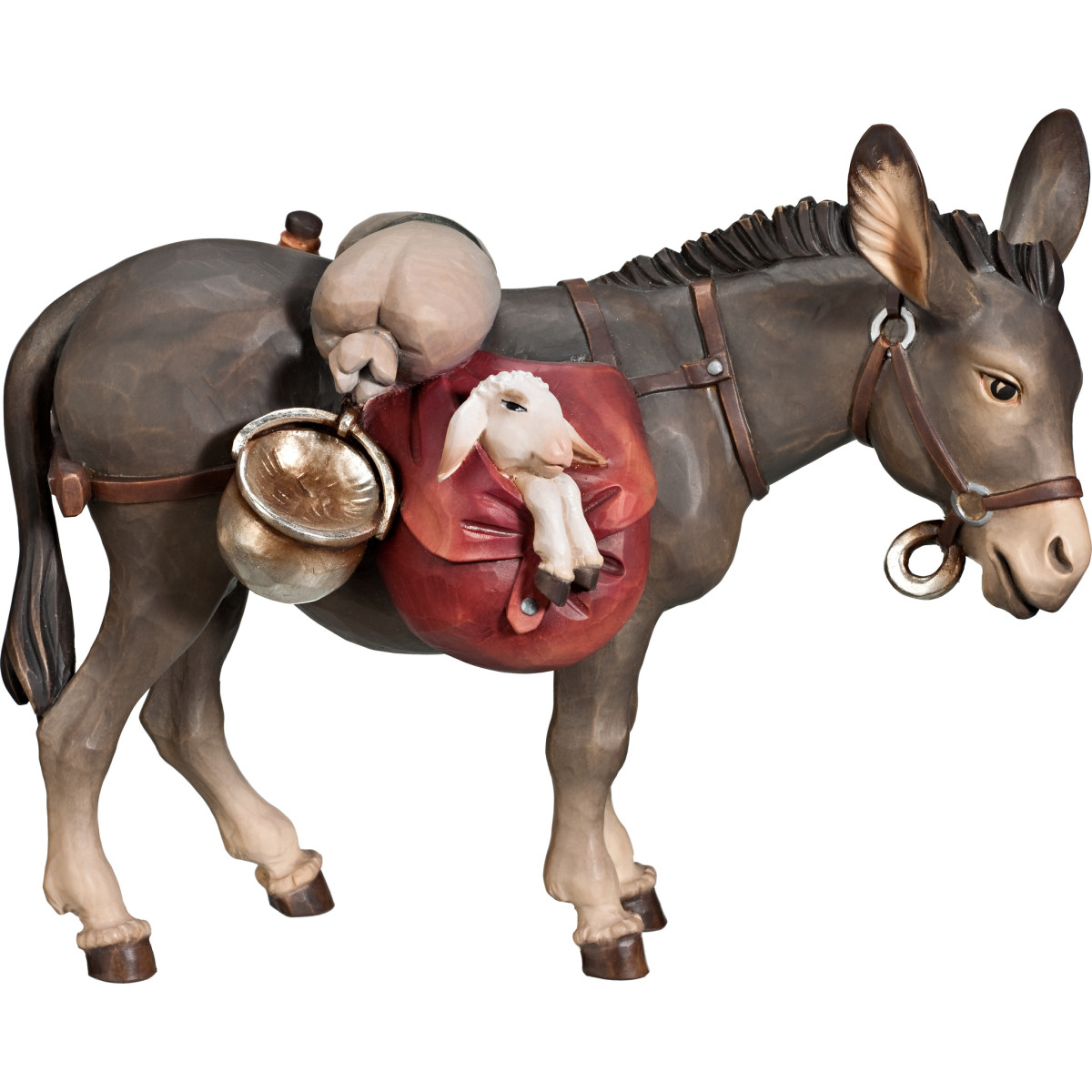 Burro com cela