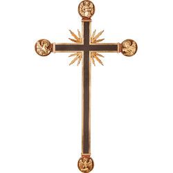 Cross with Evangelists and rays