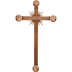 Cross with Evangelists and rays