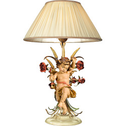 Table lamp with roses and Berglandputto left