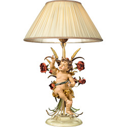 Table lamp with roses and Berglandputto right