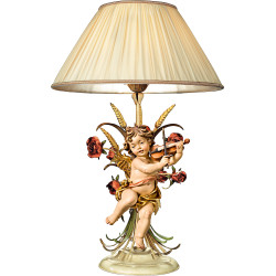 Table lamp with roses and Berglandputto with violin