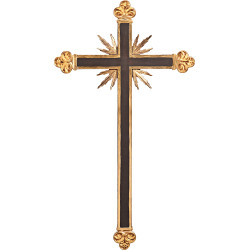 Cross baroque with rays
