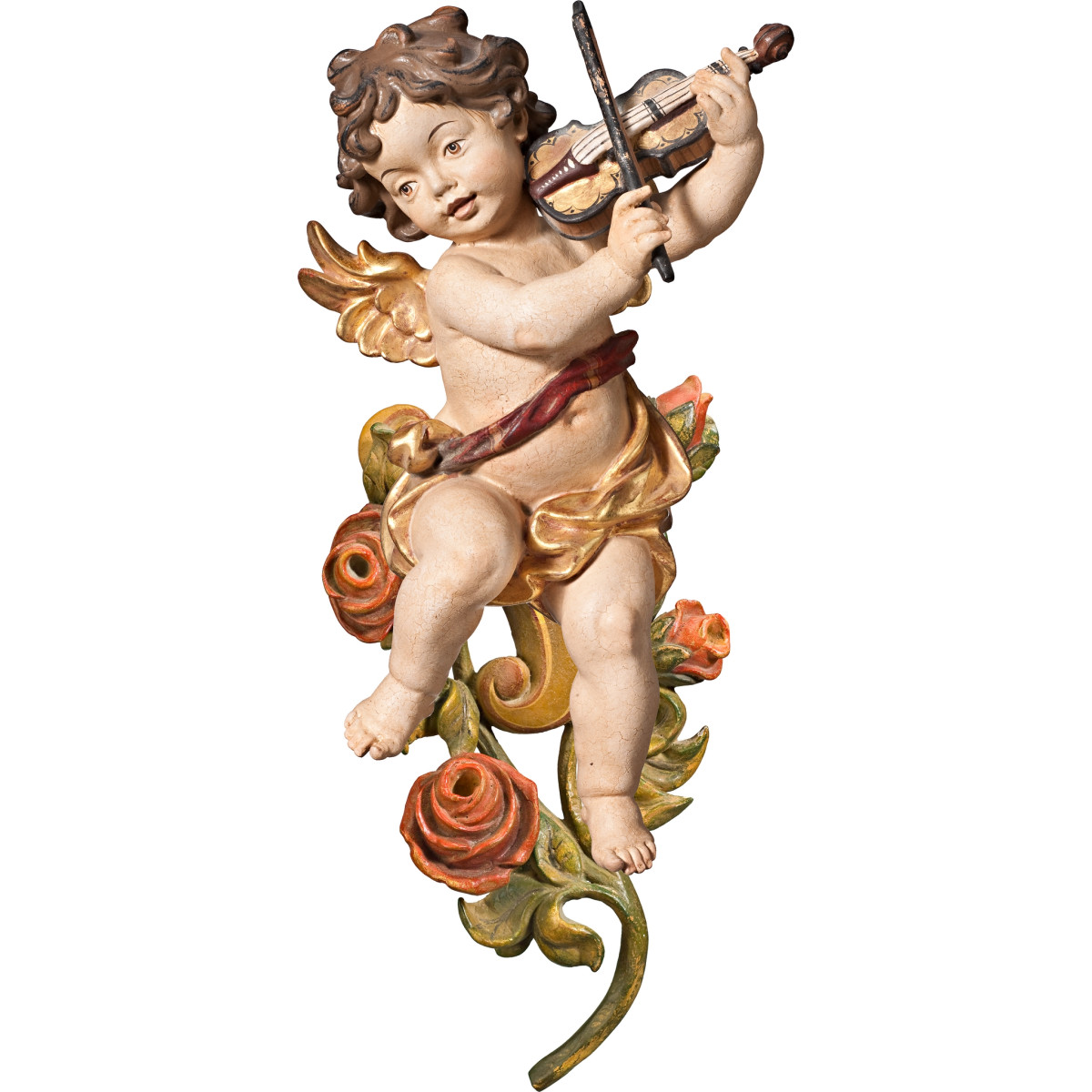 Berglandputto violin with roses