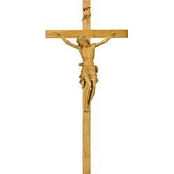 Corpus Pisa on oak cross