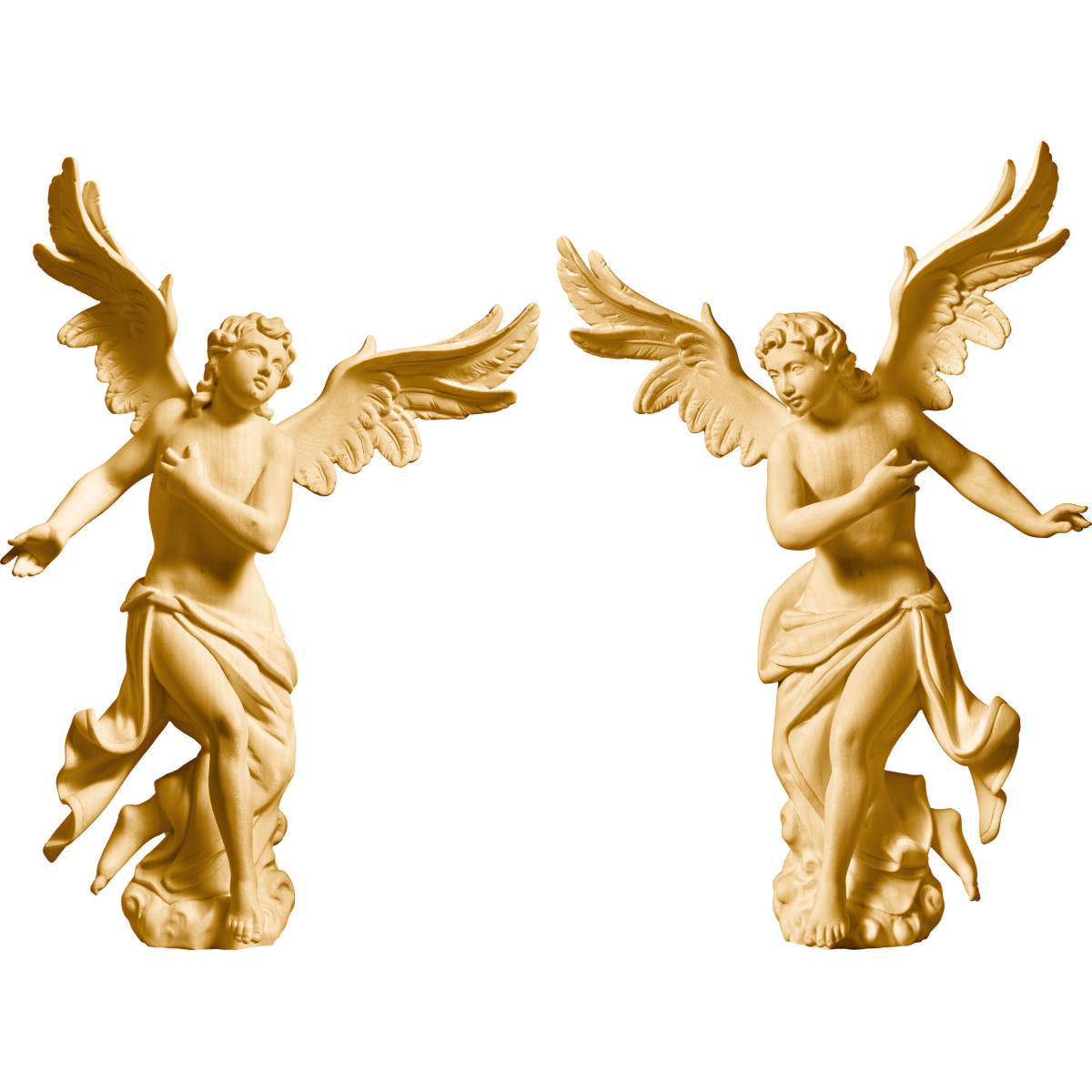Neapolitan angelpair for the wall