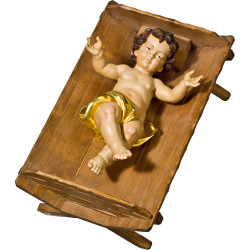 Menino Jesus em cama simples