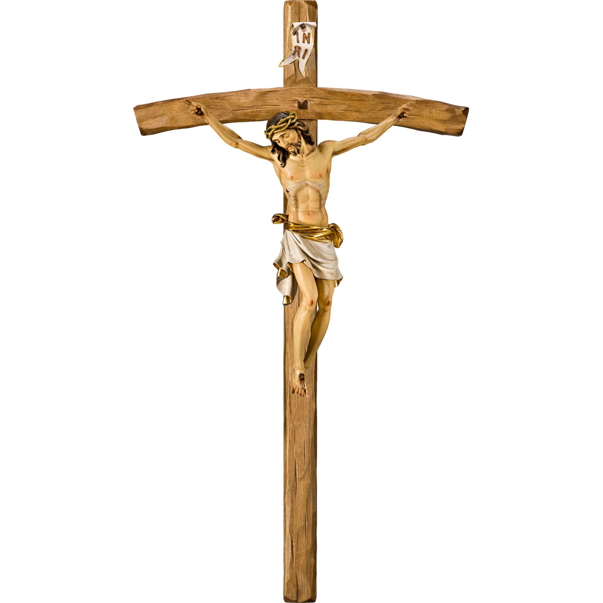 Cristo Pisa em cruz arcada