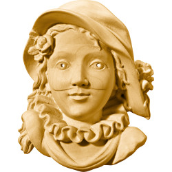Colombina Maske aus Holz | Bergland
