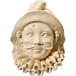 Harlekin Maske aus Holz | Bergland