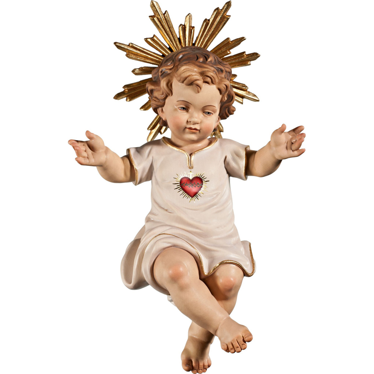 Jesus Child clothed with Heart and aureole