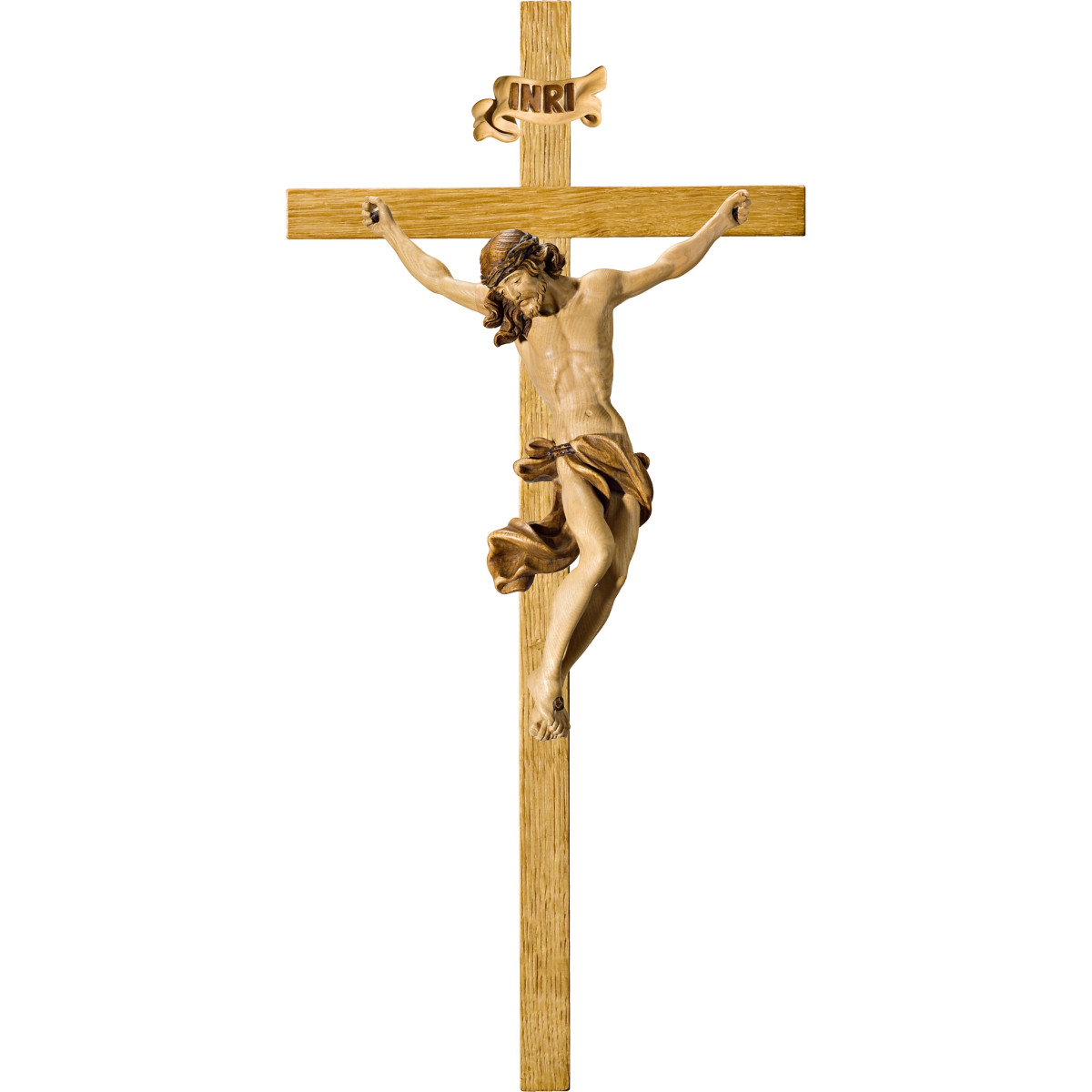 Corpus Baroque on oak cross