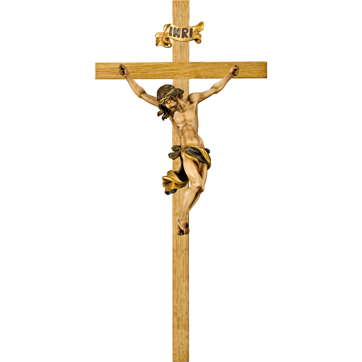 Corpus Baroque on oak cross
