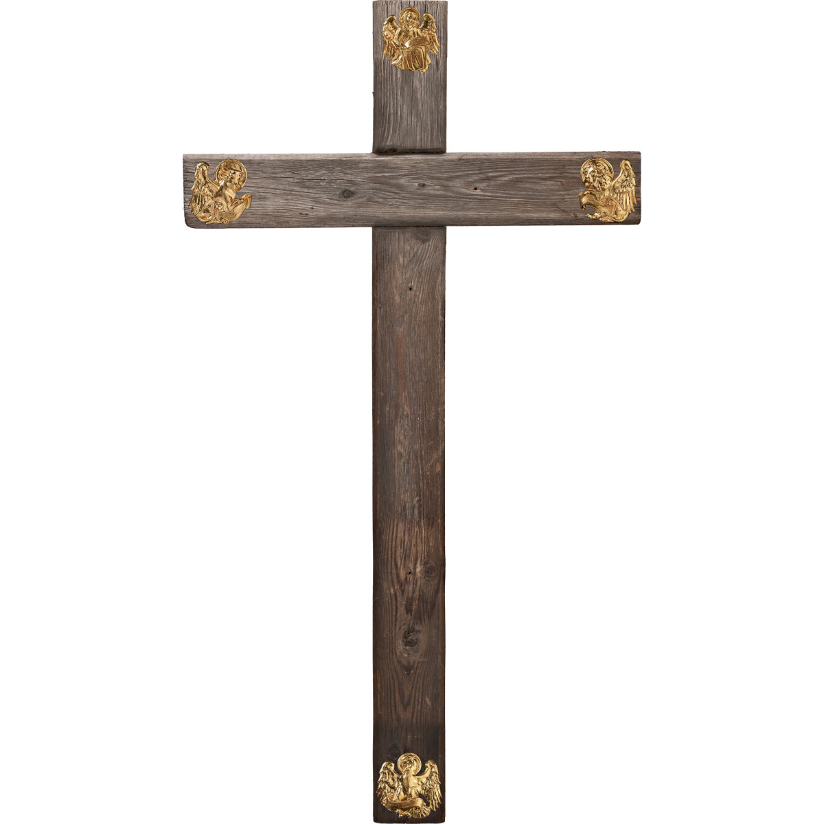 Croce Legno vecchio con Evangelisti