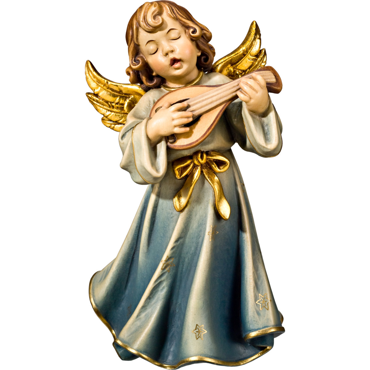 Anjo Sinfonia com bandolim em madeira | Bergland