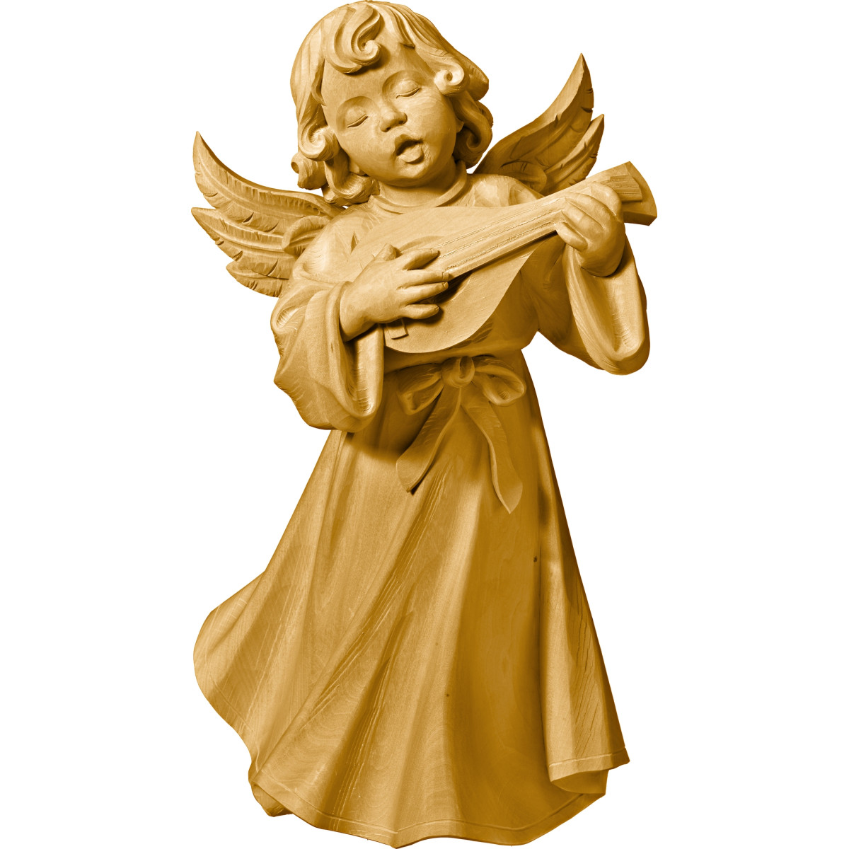 Anjo Sinfonia com bandolim em madeira | Bergland