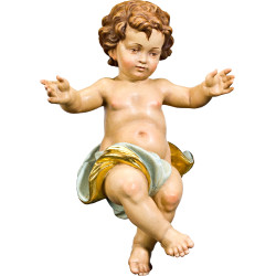 Menino Jesus em madeira para presépio Natal