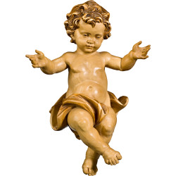 Baby Jesus wooden figure for Christmas crib