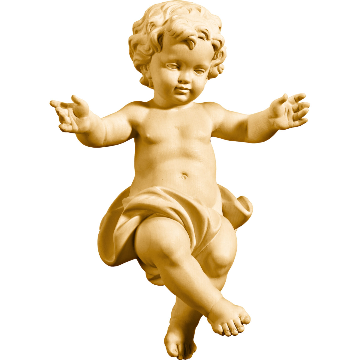Baby Jesus wooden figure for Christmas crib