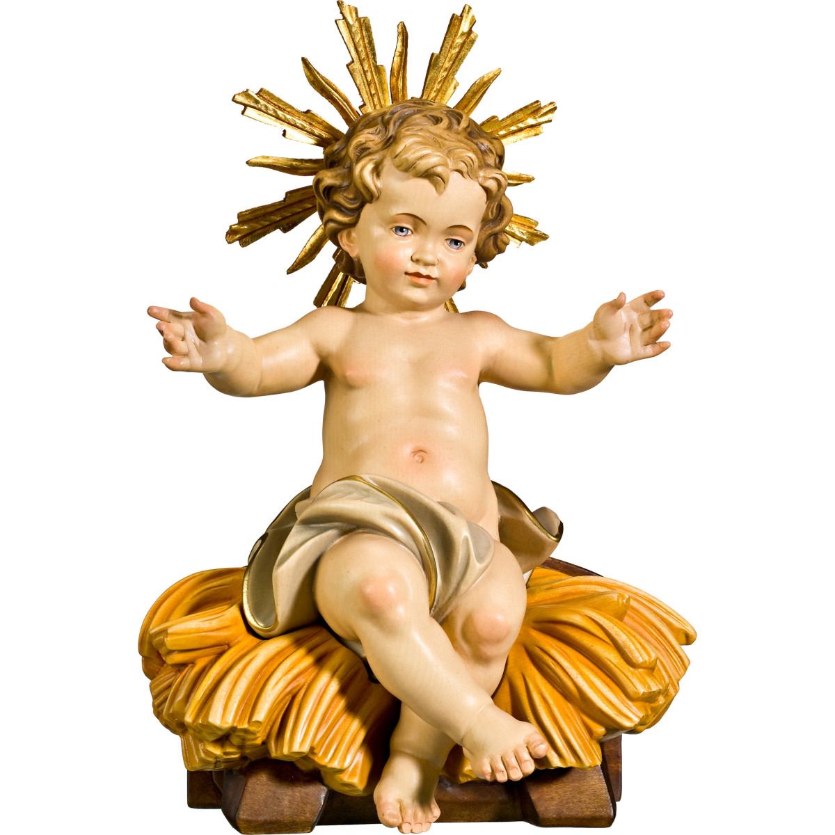 Niño Jesús sentado en cuna