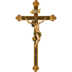 Cristo Barroco em cruz barroca