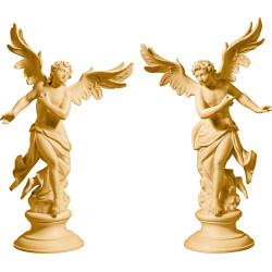 Neapolitan angelpair on base