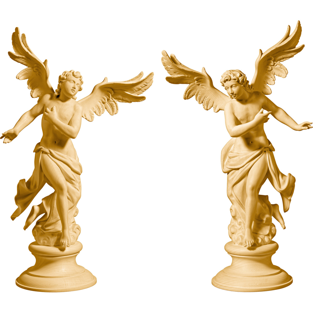 Neapolitan angelpair on base