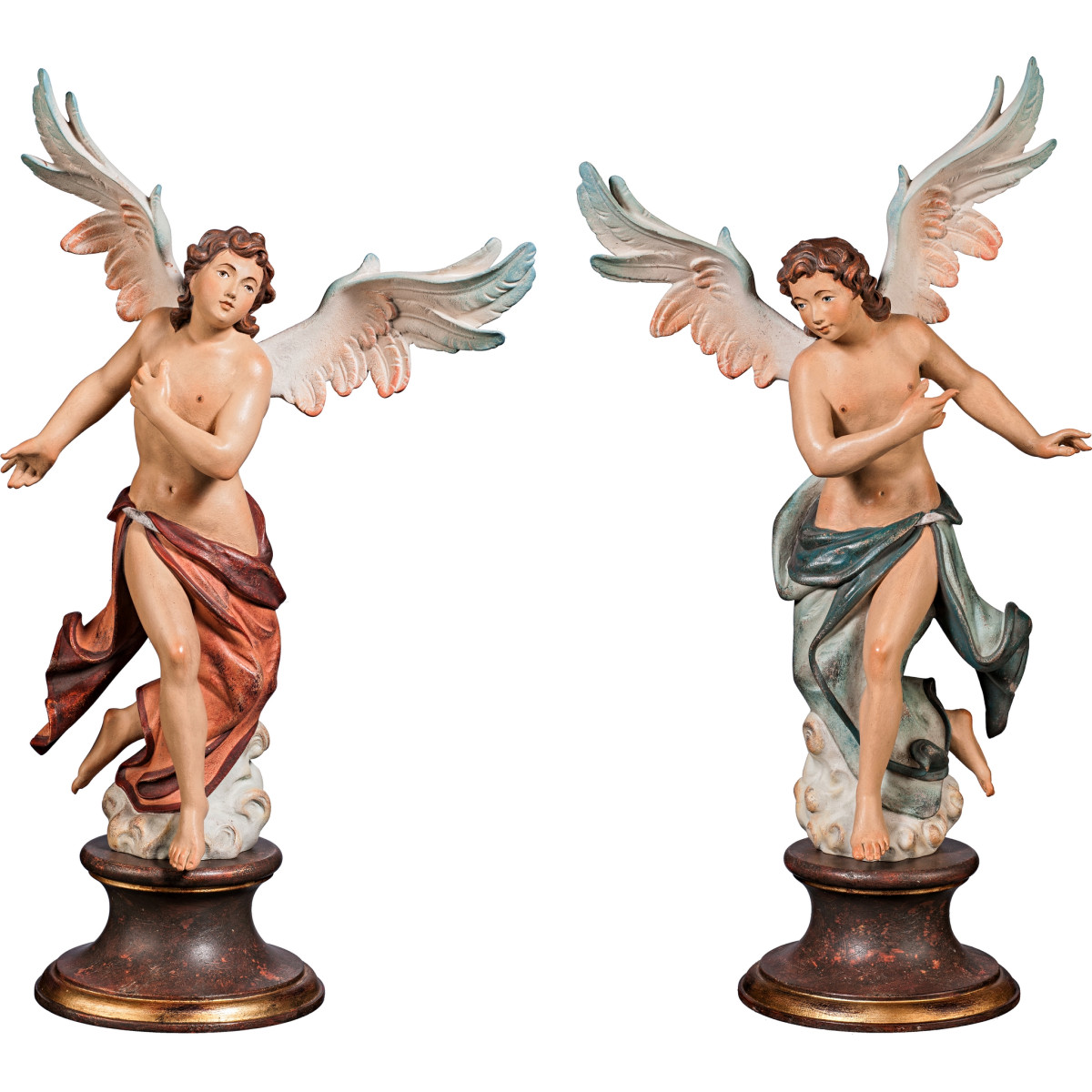 Neapolitan angelpair on base