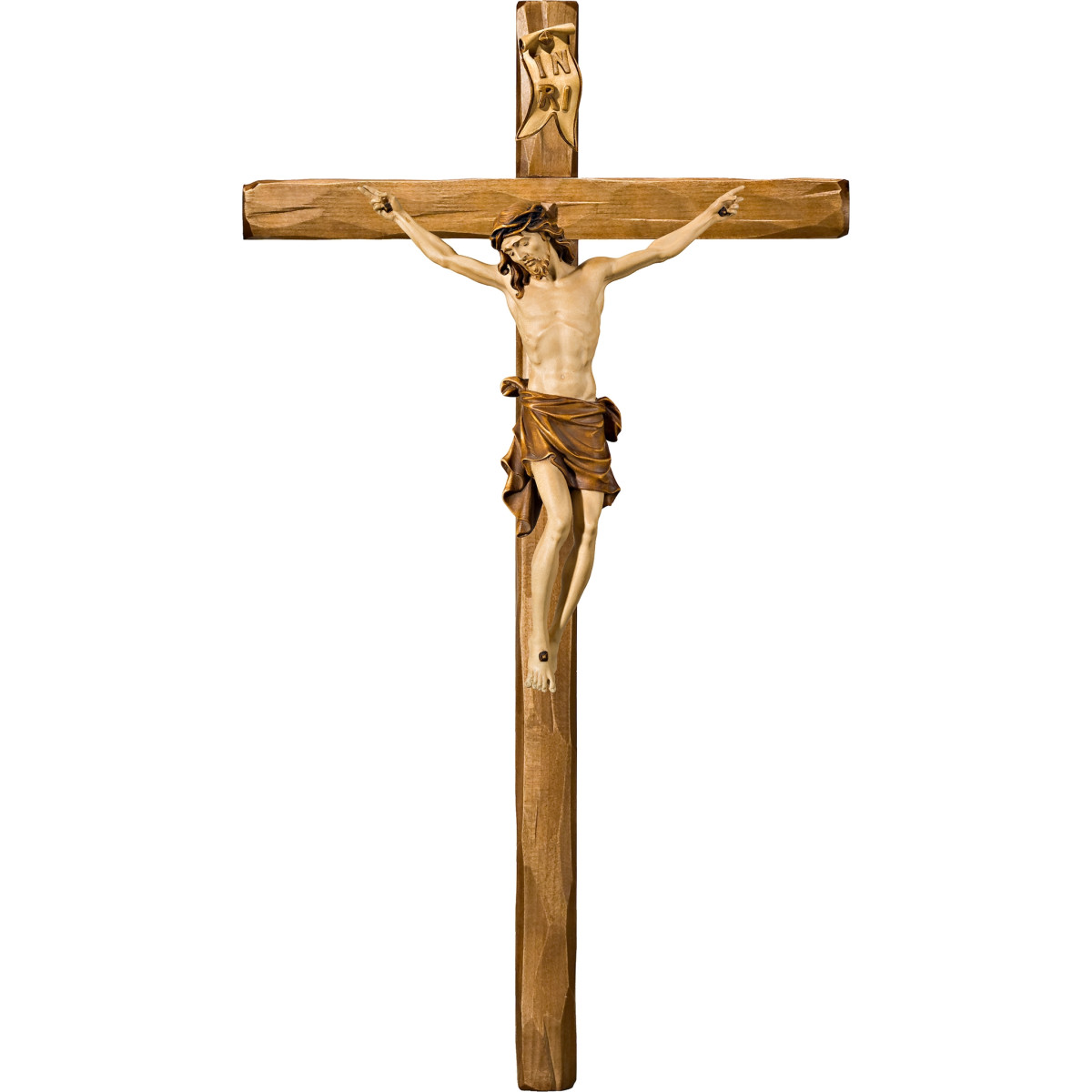 Cristo Pisa en cruz recta