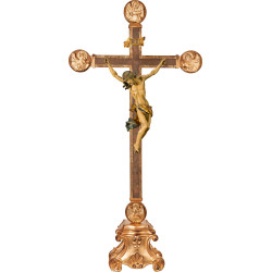 Corpus Baroque on pedestal with Evangelists