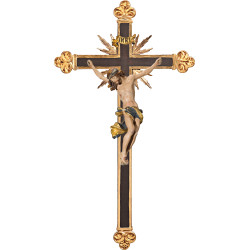 Corpus Baroque on baroque cross with rays