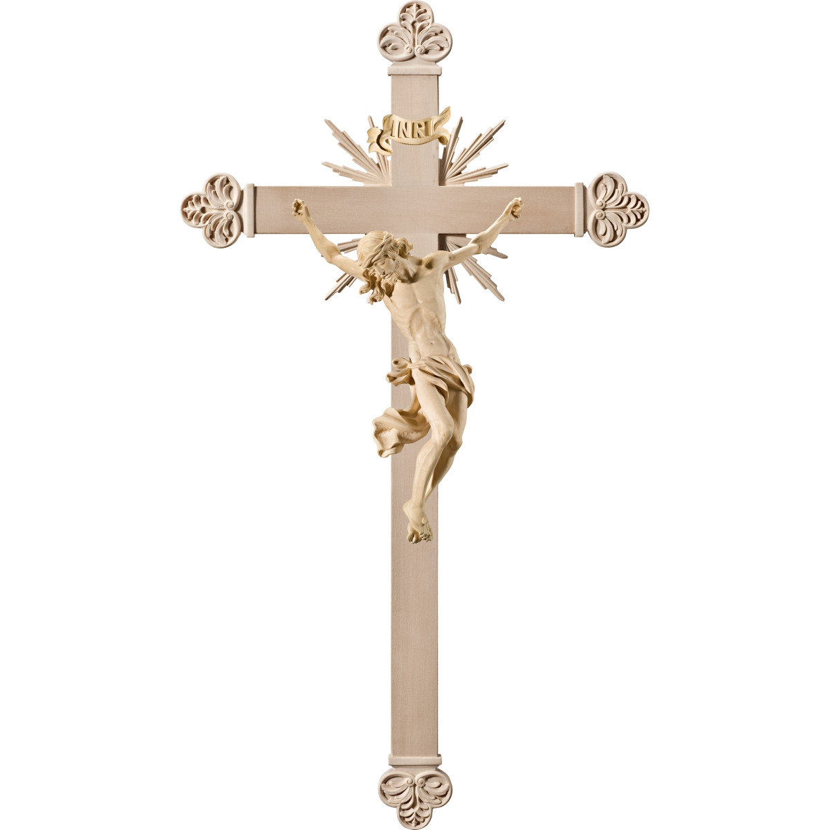 Corpus Baroque on baroque cross with rays
