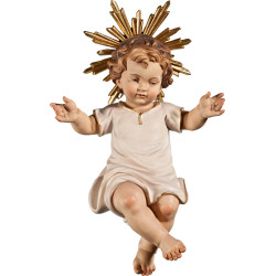 Jesus Child clothed with aureole