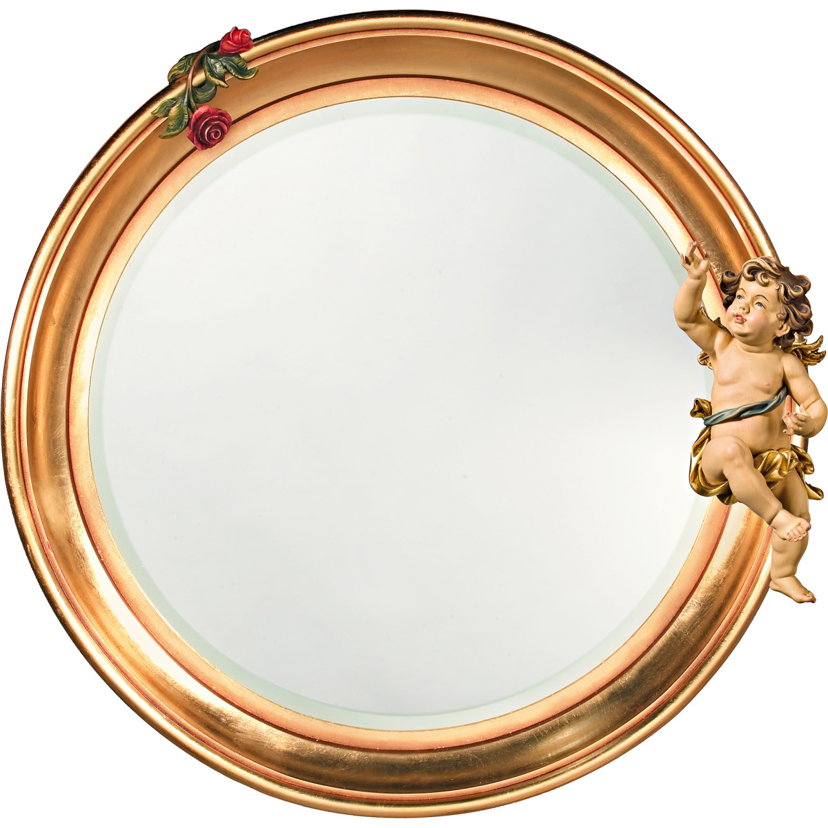 Mirror with roses and Berglandputto right
