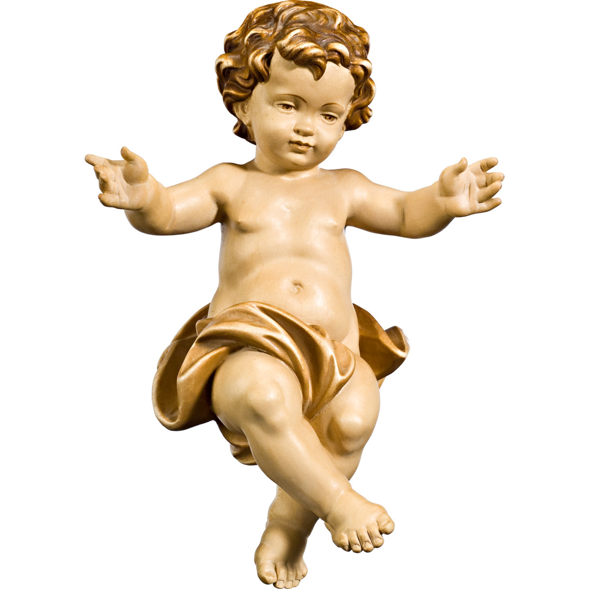 Baby Jesus wooden figure for Christmas crib