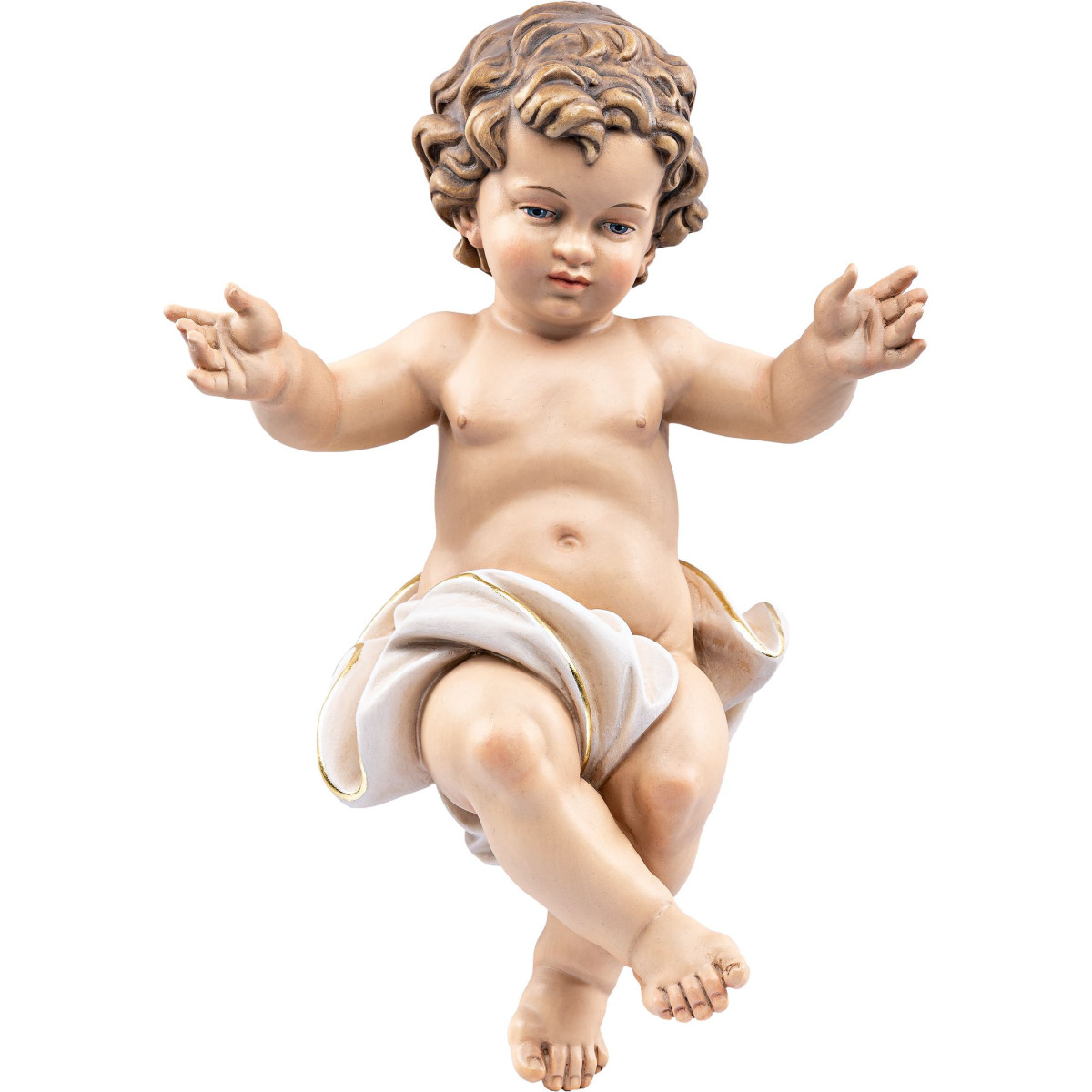 Baby Jesus wooden figure for Christmas crib