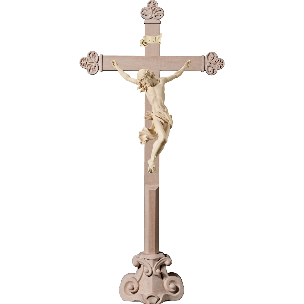 Corpus Baroque on cross baroque on pedestal