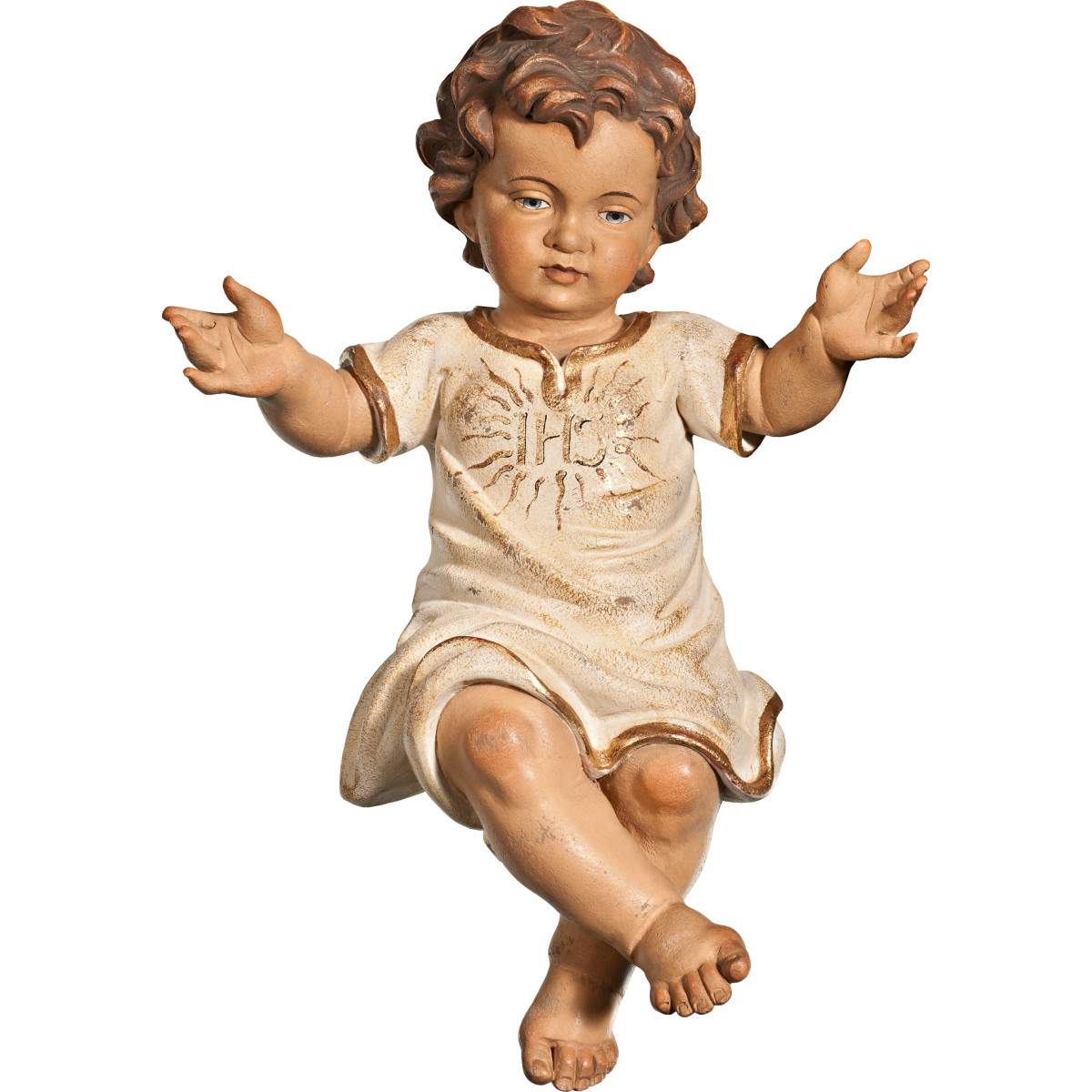 Gesù Bambino vestito IHS