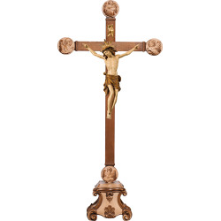 Corpus Pisa on pedestal with Evangelists